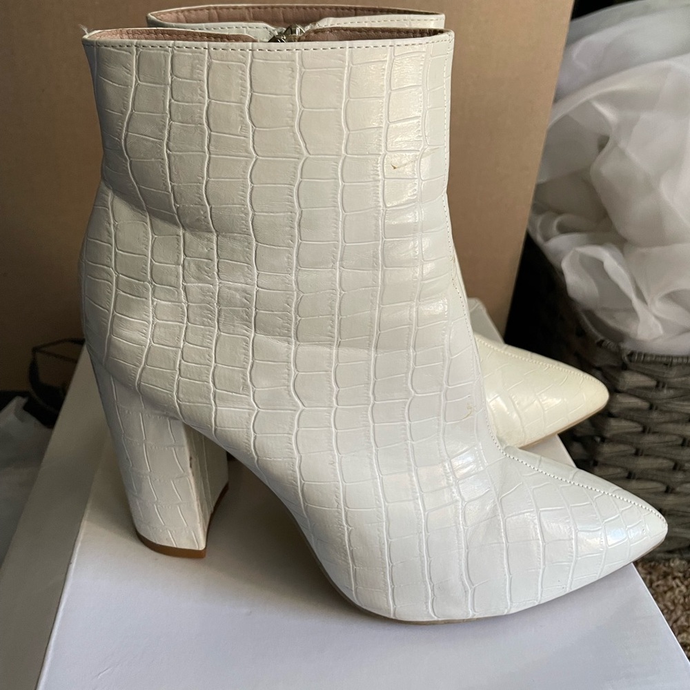 White Booties - Picture 4 of 4